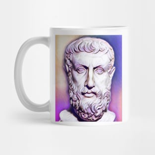 Parmenides of Elea Pink Portrait | Parmenides of Elea Artwork 7 Mug